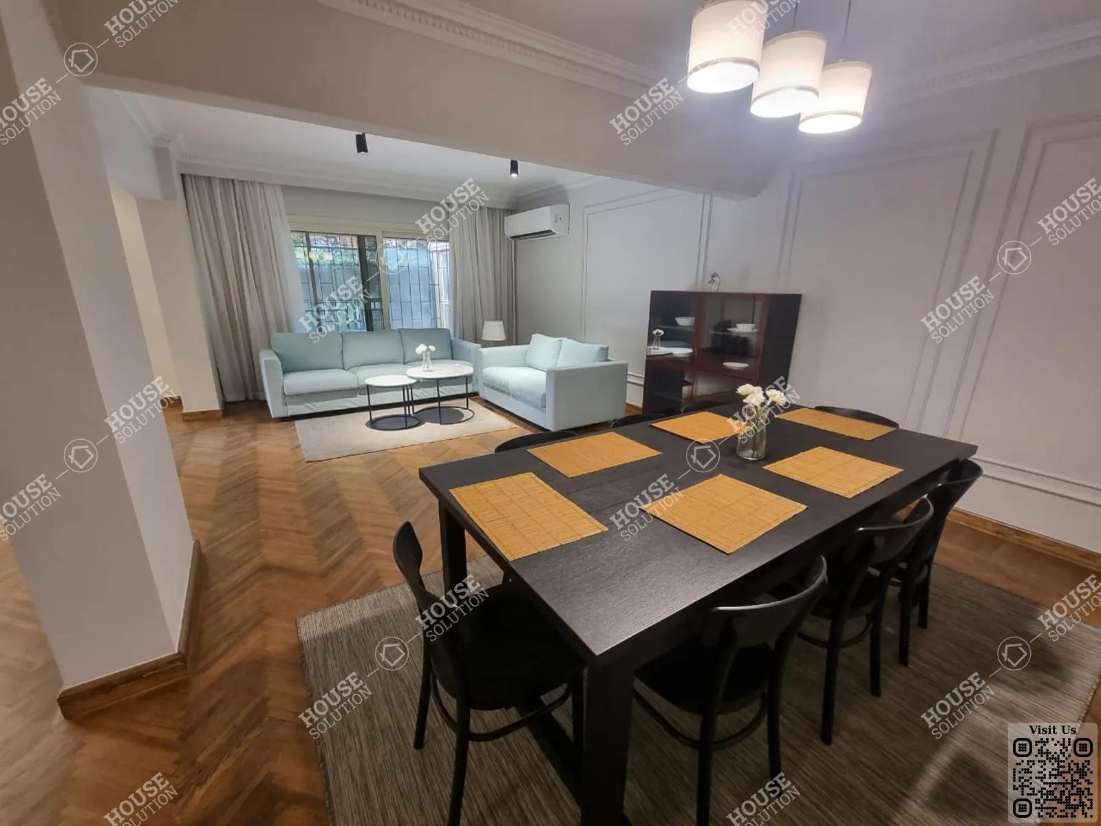 DINING AREA @ Ground Floors For Rent In Maadi Maadi Degla Area: 220 m² consists of 4 Bedrooms 4 Bathrooms Modern furnished 5 stars #5777-2