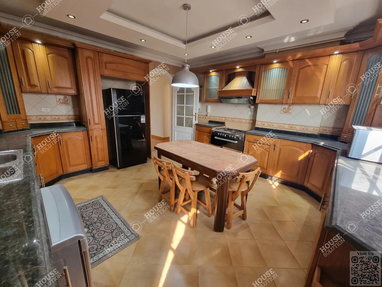 KITCHEN  @ Apartments For Rent In Maadi Maadi Sarayat Area: 245 m² consists of 4 Bedrooms 4 Bathrooms Modern furnished 5 stars #5782-2