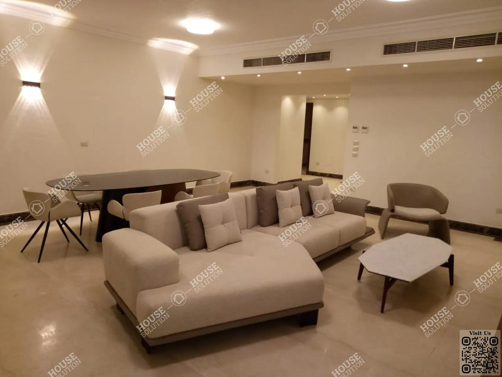 RECEPTION  @ Ground Floors For Rent In Maadi Maadi Sarayat Area: 290 m² consists of 3 Bedrooms 3 Bathrooms Modern furnished 5 stars #5784-0