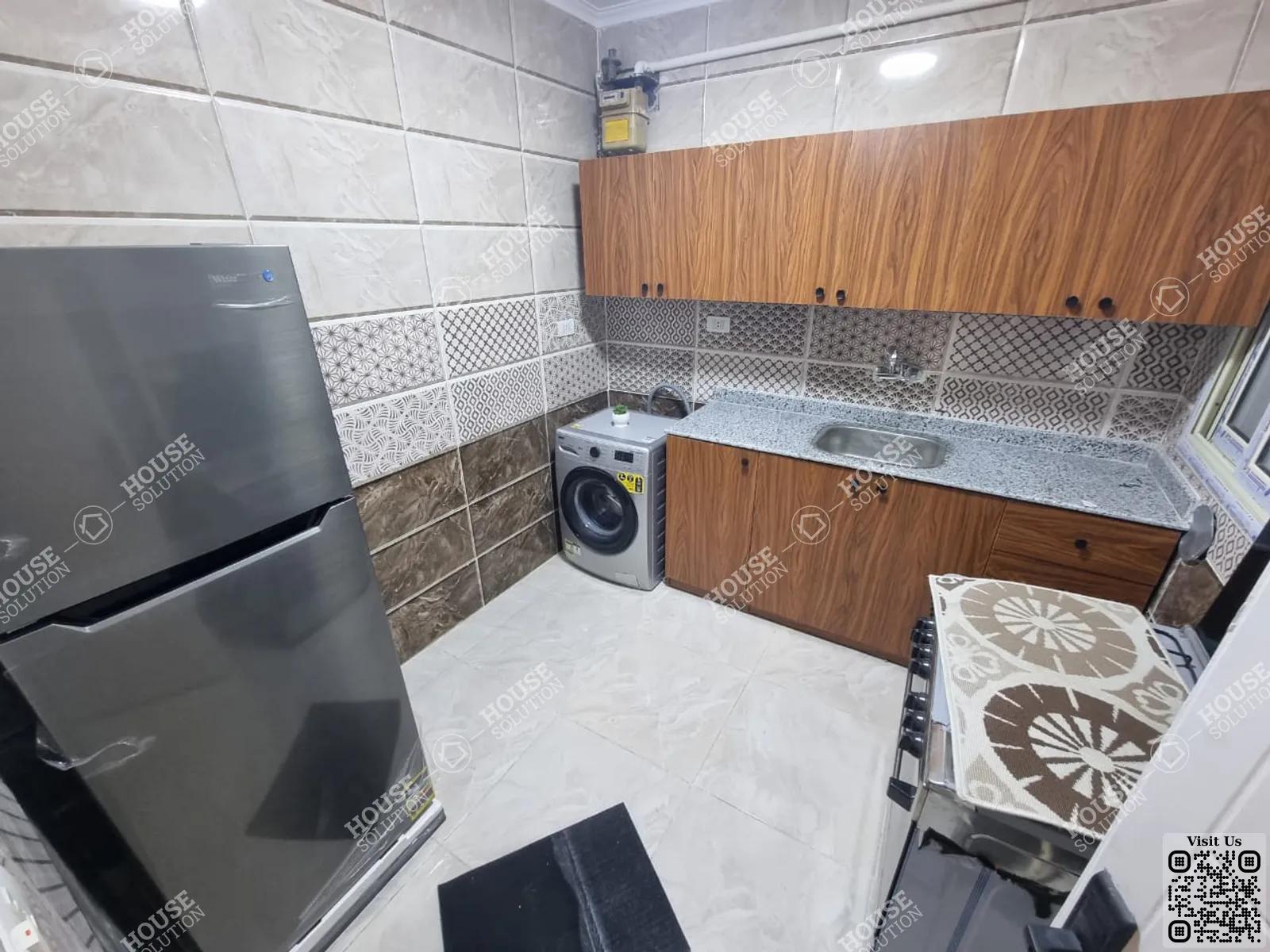 KITCHEN  @ Apartments For Rent In Maadi Maadi Degla Area: 110 m² consists of 2 Bedrooms 2 Bathrooms Modern furnished 5 stars #5787-1