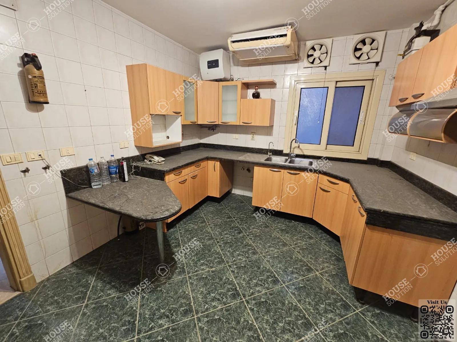 KITCHEN  @ Apartments For Rent In Maadi Maadi Sarayat Area: 280 m² consists of 4 Bedrooms 3 Bathrooms Semi furnished 5 stars #5807-1