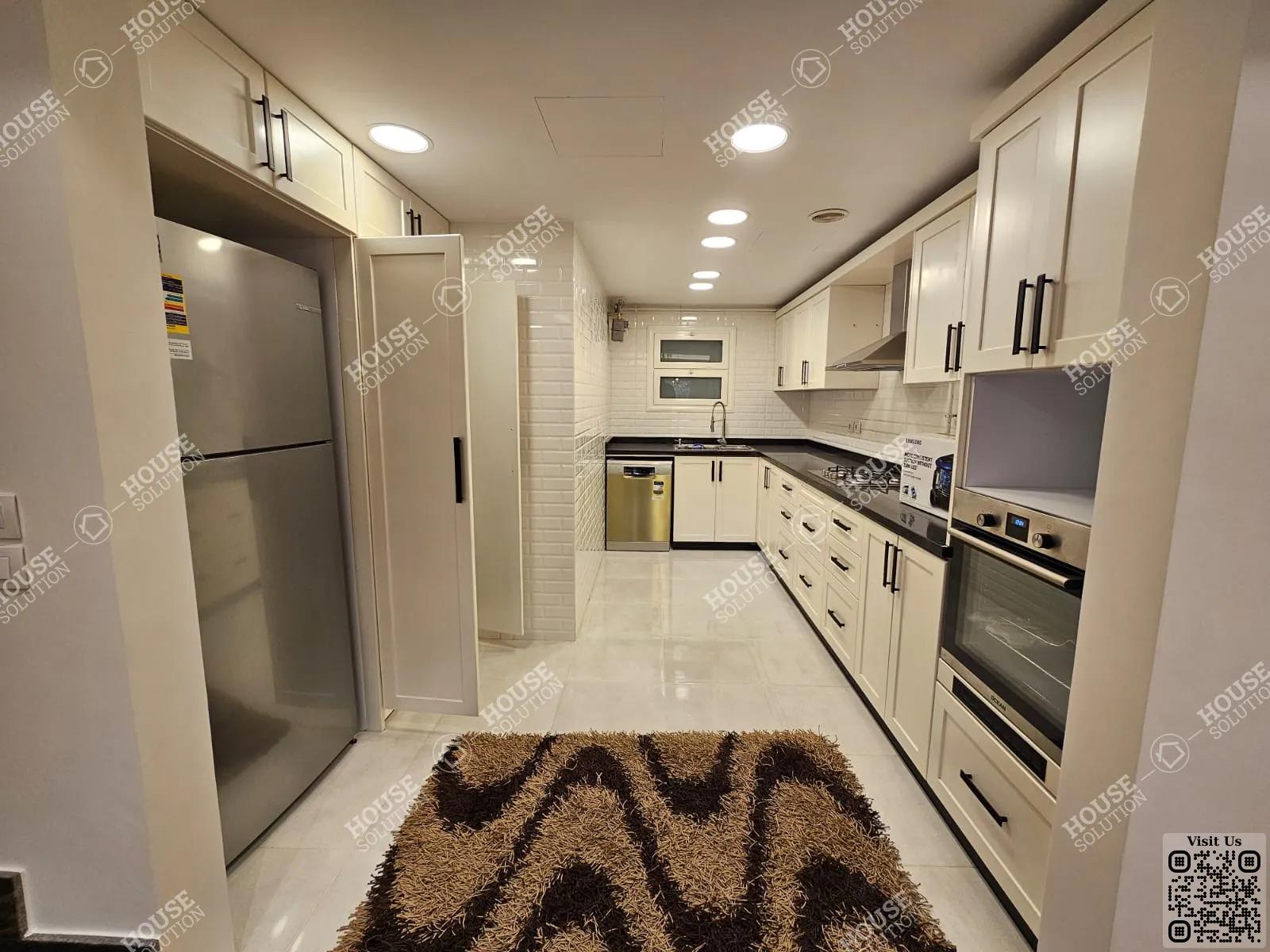 KITCHEN  @ Apartments For Rent In Maadi Maadi Sarayat Area: 175 m² consists of 3 Bedrooms 2 Bathrooms Modern furnished 5 stars #5813-2