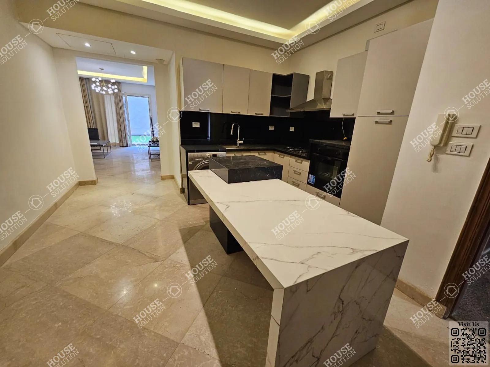 KITCHEN  @ Ground Floors For Rent In Maadi Maadi Sarayat Area: 185 m² consists of 2 Bedrooms 2 Bathrooms Modern furnished 5 stars #5822-2