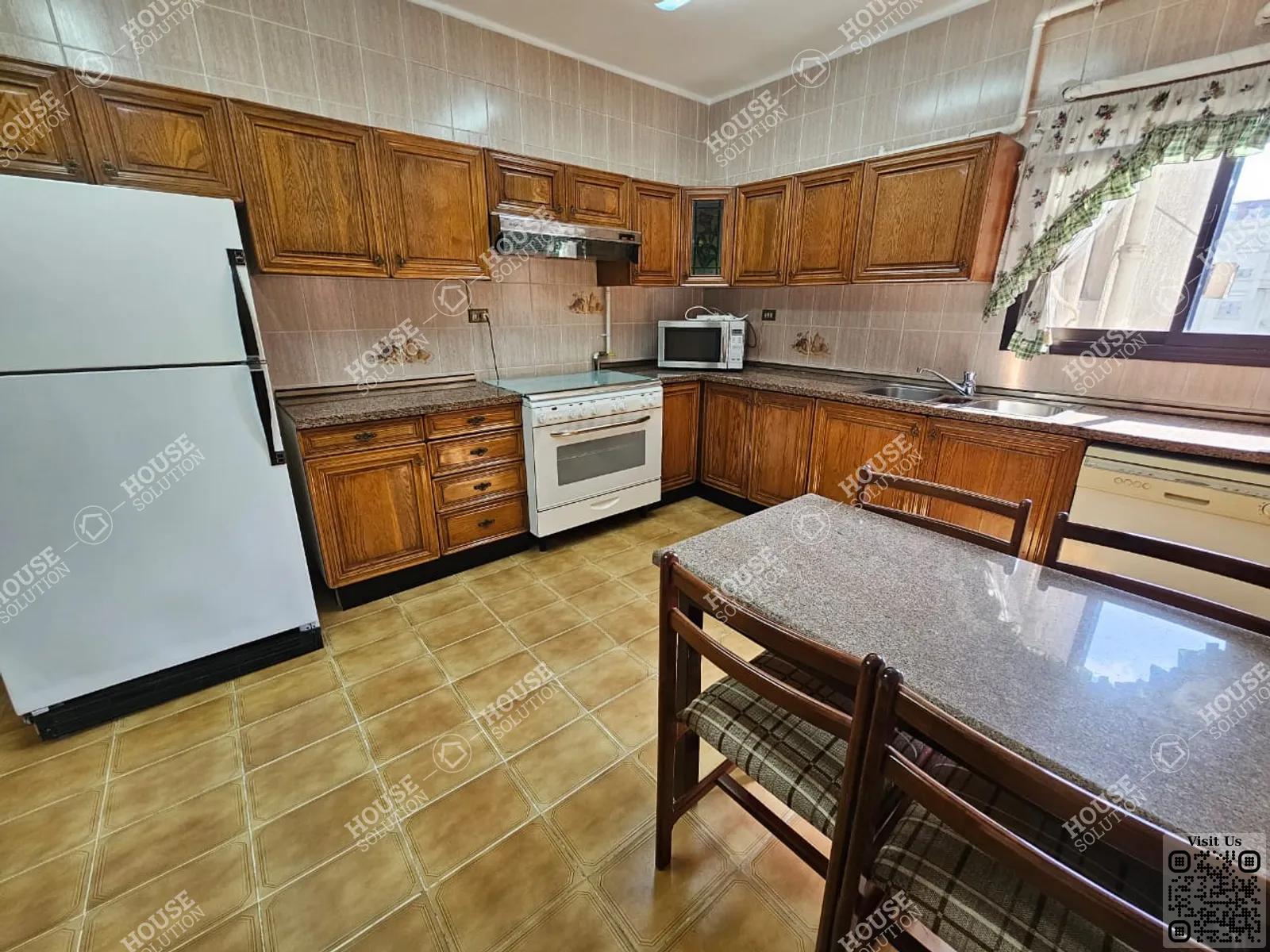 KITCHEN  @ Apartments For Rent In Maadi Maadi Sarayat Area: 220 m² consists of 4 Bedrooms 3 Bathrooms Furnished 5 stars #5825-2