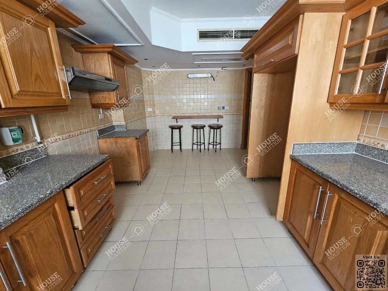 KITCHEN  @ Apartments For Rent In Maadi Maadi Sarayat Area: 350 m² consists of 4 Bedrooms 4 Bathrooms Semi furnished 5 stars #5828-1