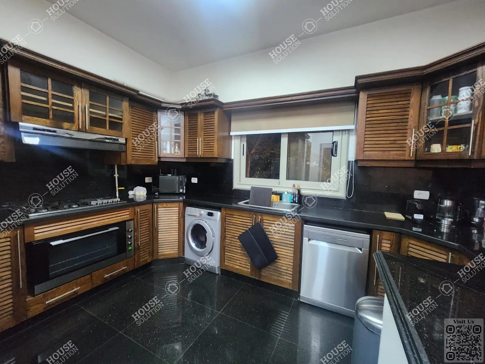 KITCHEN  @ Apartments For Rent In Maadi Maadi Sarayat Area: 165 m² consists of 2 Bedrooms 3 Bathrooms Modern furnished 5 stars #5838-1
