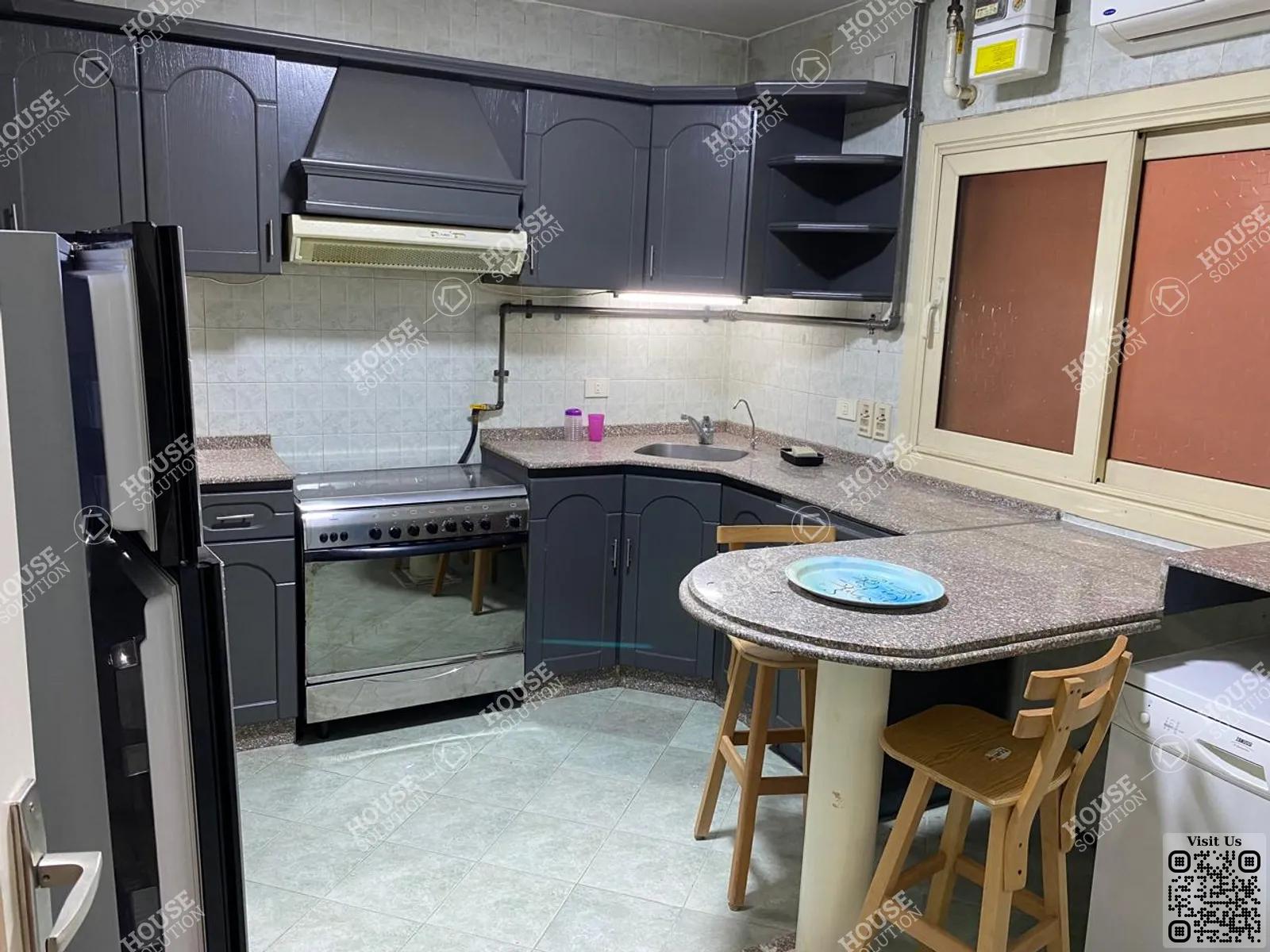KITCHEN  @ Apartments For Rent In Maadi Maadi Sarayat Area: 265 m² consists of 3 Bedrooms 3 Bathrooms Modern furnished 5 stars #5860-2